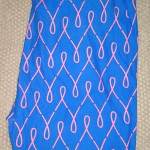 TC Leggings Breast Cancer ribbon